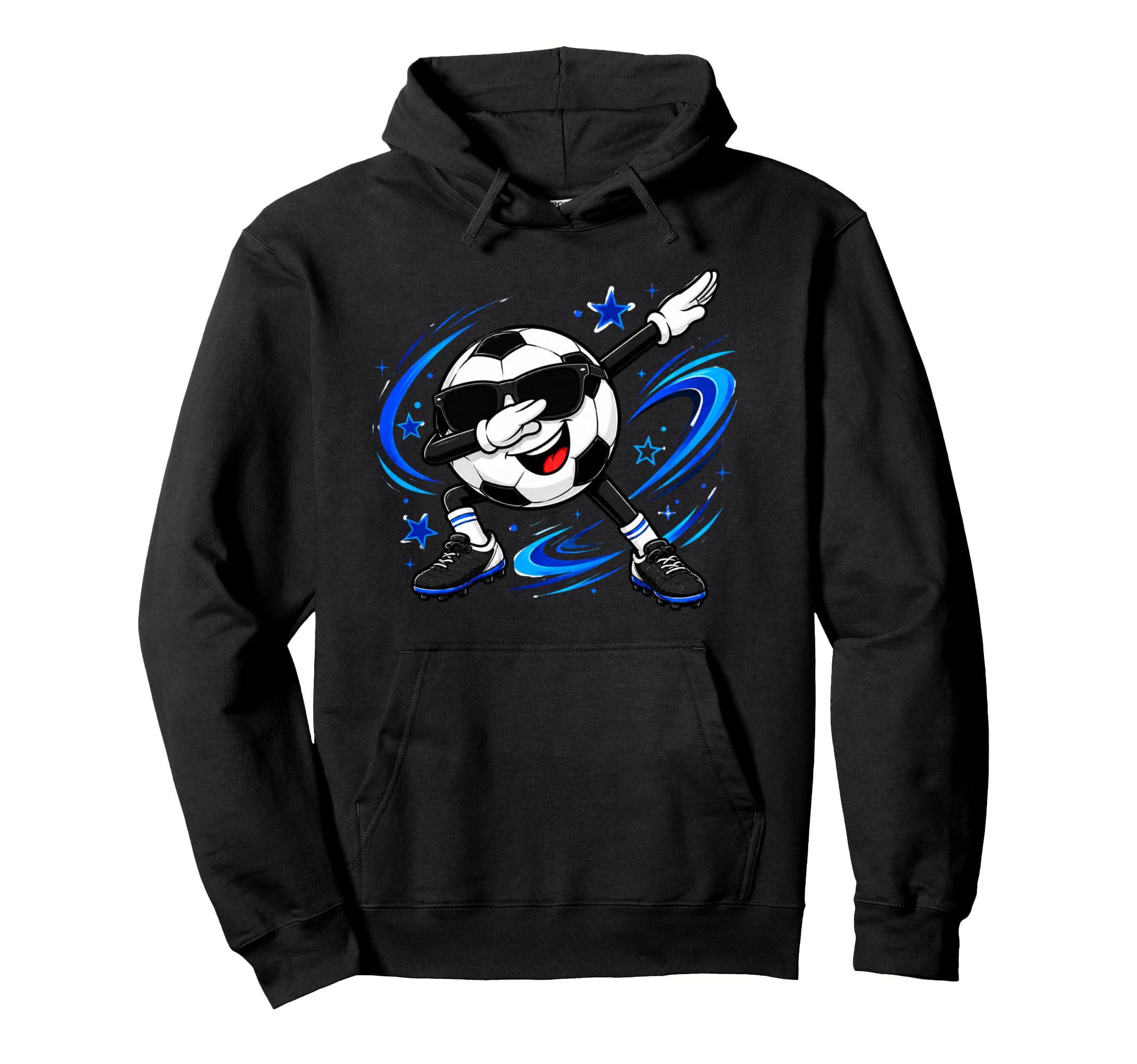 Funny Dabbing Laughing Soccer Training Hoodie - Trendy Graphic for Adults - T-Shirt, Sweatshirt, Hoodie
