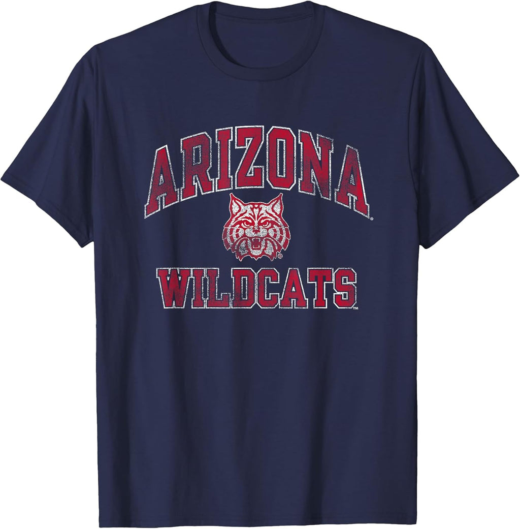 Arizona Wildcats Retro Rational Navy Small - Adult & Kids T-Shirts, Sweatshirts & Hoodies apparel design preview 1