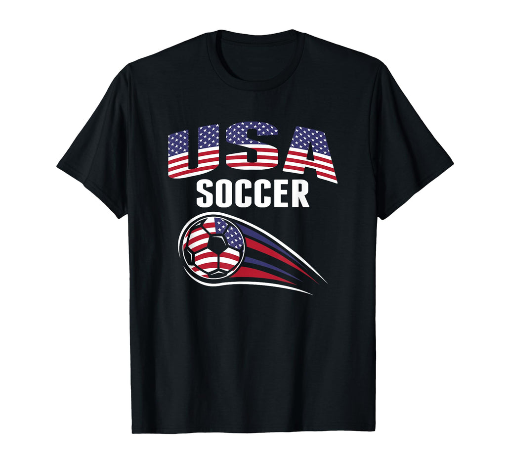 America Soccer Fans Jersey T-Shirt - Casual Everyday Wear for Adults - T-Shirt, Sweatshirt, Hoodie