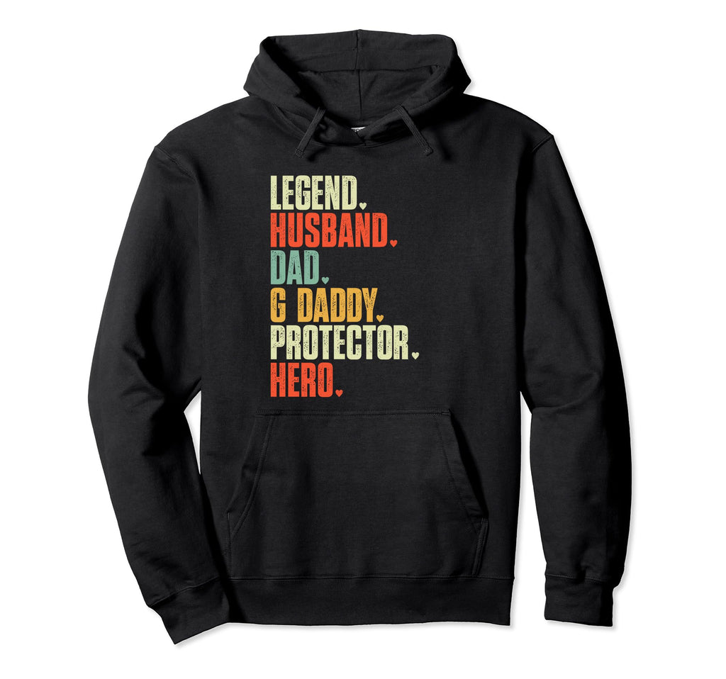 Fathers Day Legend Husband Dad G Hoodie - Streetwear Style for Adults - T-Shirt, Sweatshirt, Hoodie