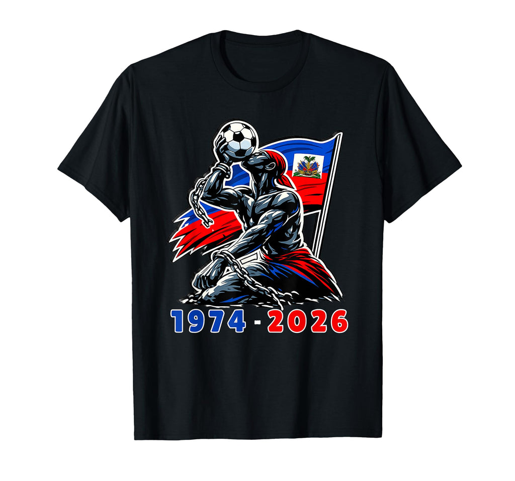 Haiti Soccer Fan Football Lover Ayiti T-Shirt - Graphic Print Men Women - T-Shirt, Sweatshirt, Hoodie