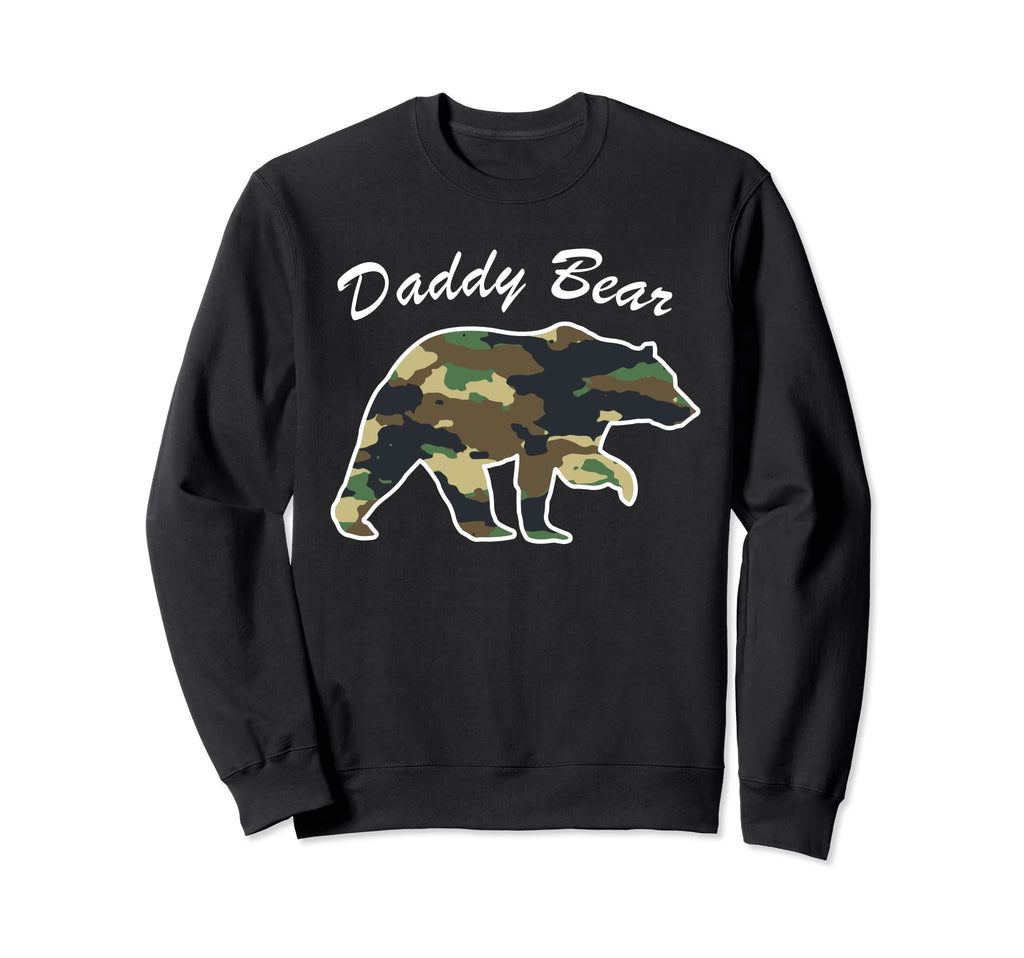 Camouflage Daddy Bear Family Sweatshirt - Trendy Graphic for Adults - T-Shirt, Sweatshirt, Hoodie