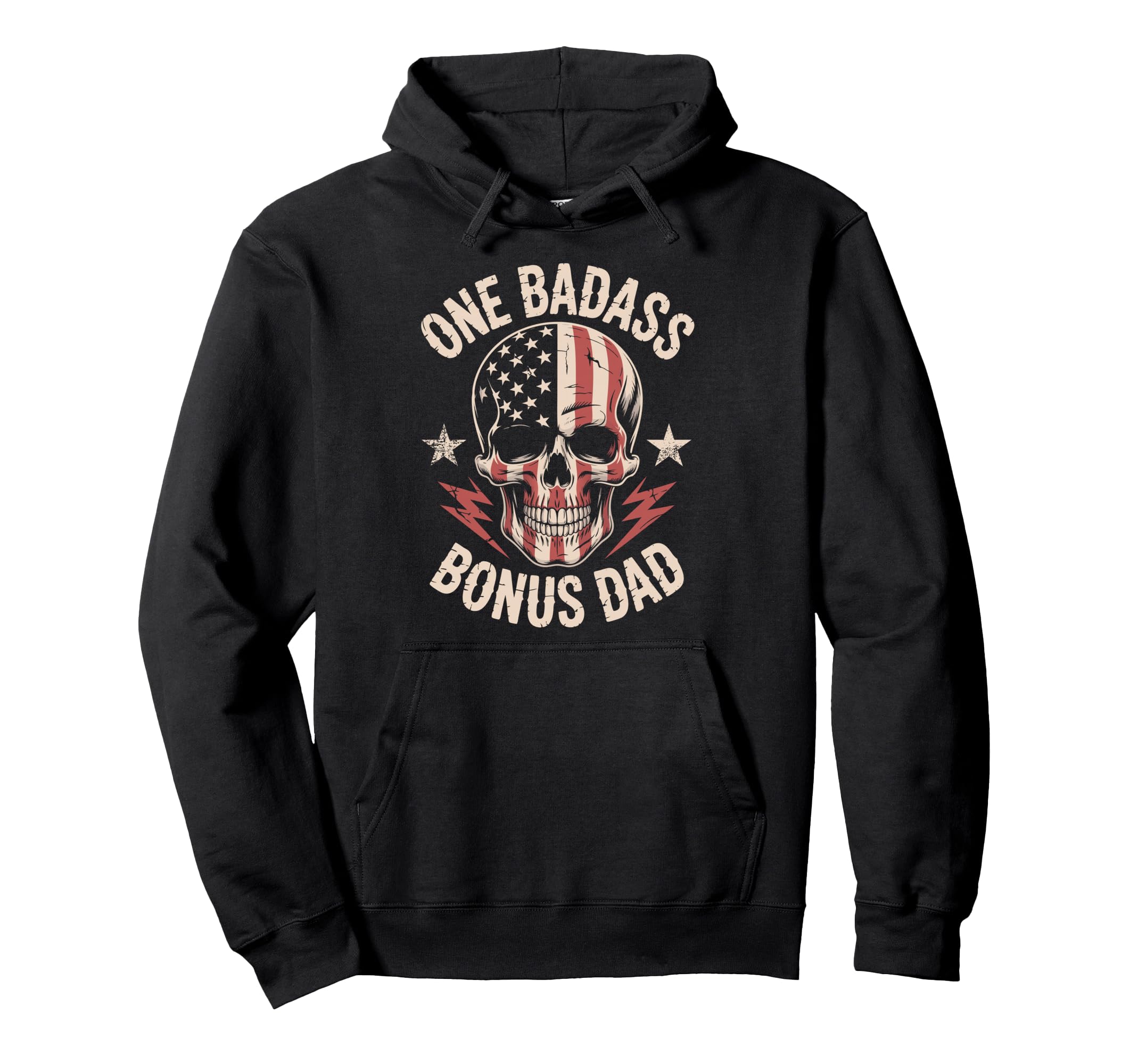 Bonus Dad Step Parent Hoodie - Aesthetic Graphic for Adults - T-Shirt, Sweatshirt, Hoodie