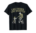Like Father Daughter Dirt Bike T-Shirt - Custom Art Print Men Women - T-Shirt, Sweatshirt, Hoodie