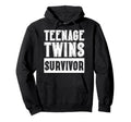 Teenage Twins Survivor Teenage Hoodie - Aesthetic Graphic Men Women - T-Shirt, Sweatshirt, Hoodie