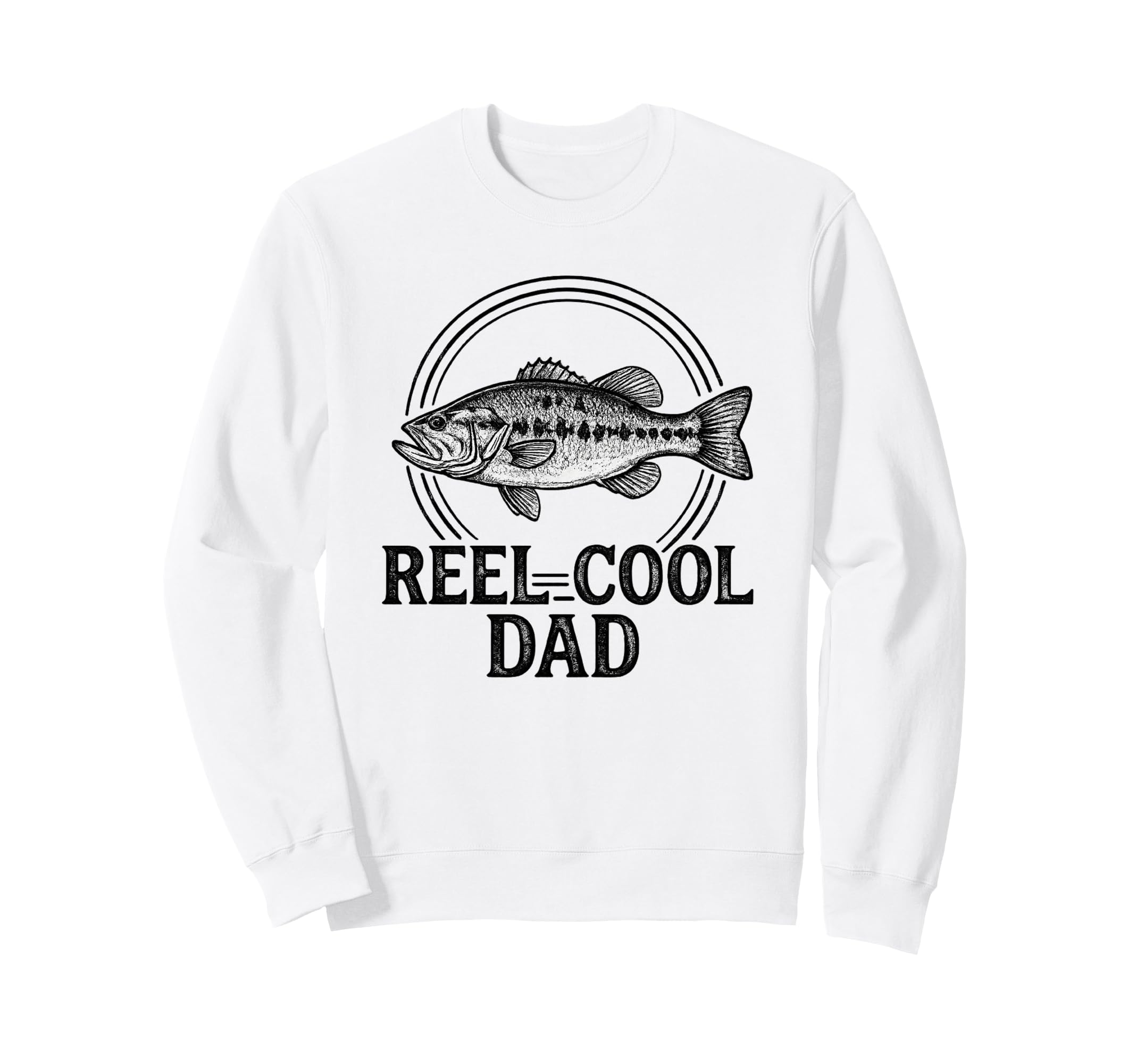 Reel Dad Funny Bass Fishing Sweatshirt - Fun Novelty Design Unisex - T-Shirt, Sweatshirt, Hoodie