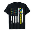 American Flag Autism Grandpa T-Shirt - Aesthetic Graphic Men Women - T-Shirt, Sweatshirt, Hoodie