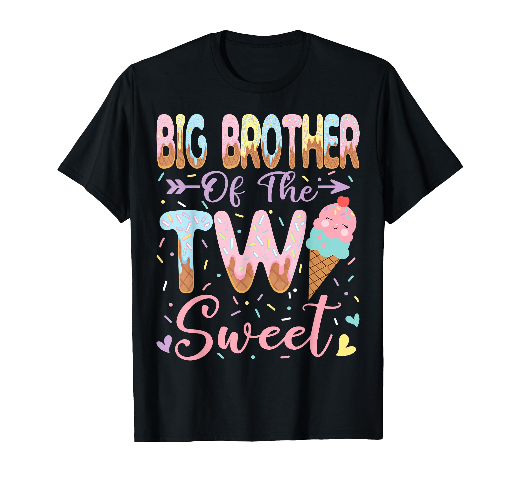 Big Brother Two Sweet 2Nd Birthday Ice T-Shirt - Graphic Print for Adults - T-Shirt, Sweatshirt, Hoodie