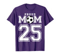 Number 25 Custom Proud Soccer Futbol T-Shirt - Minimalist Print Men Women - T-Shirt, Sweatshirt, Hoodie
