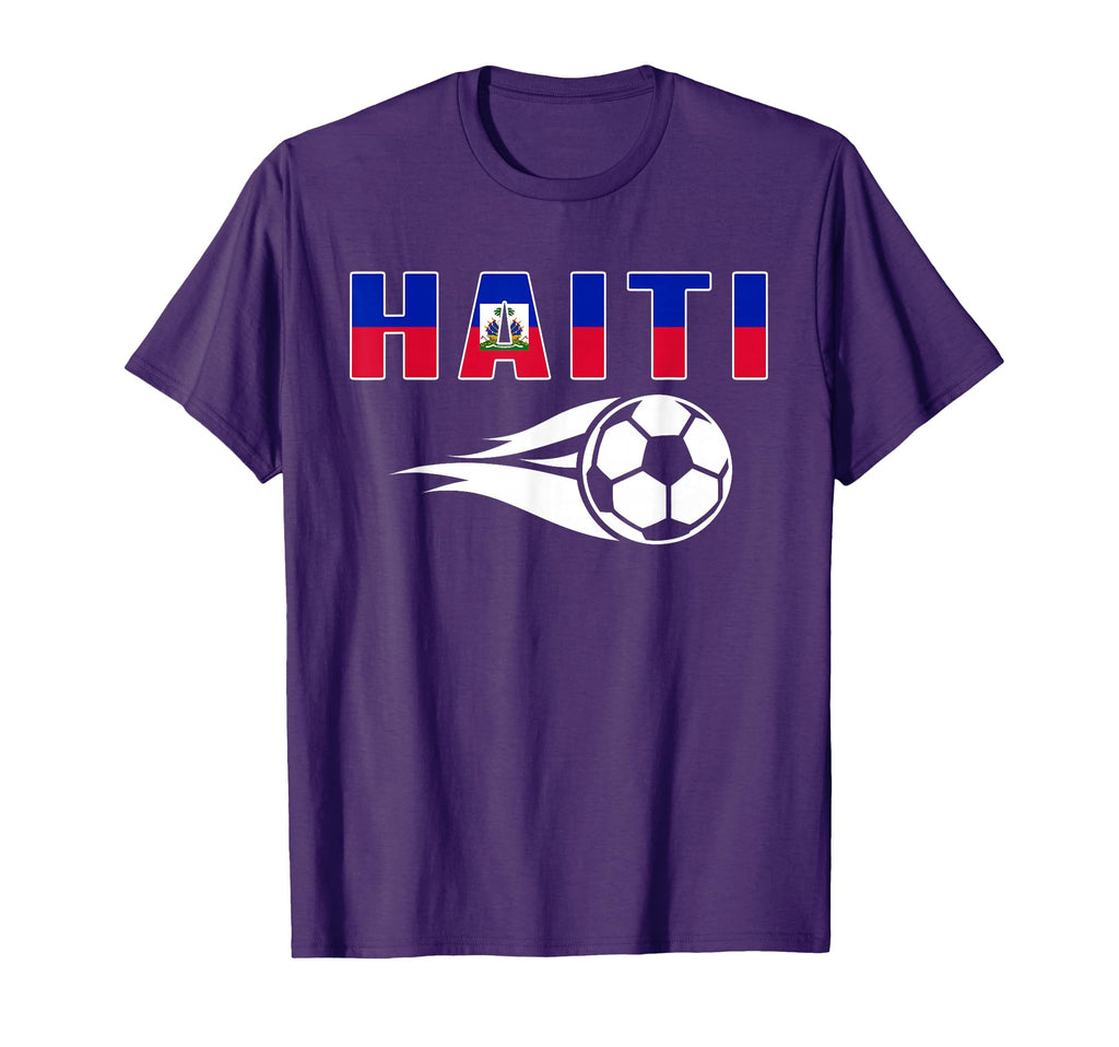 Proud Haiti Soccer Fans Jersey Haitian T-Shirt - Graphic Print Men Women - T-Shirt, Sweatshirt, Hoodie