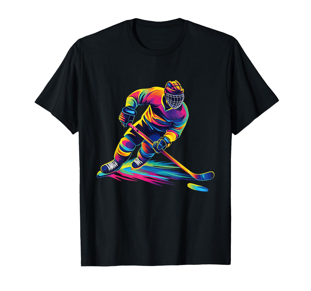 Hockey Player And Fan T-Shirt - Aesthetic Graphic for Adults - T-Shirt, Sweatshirt, Hoodie