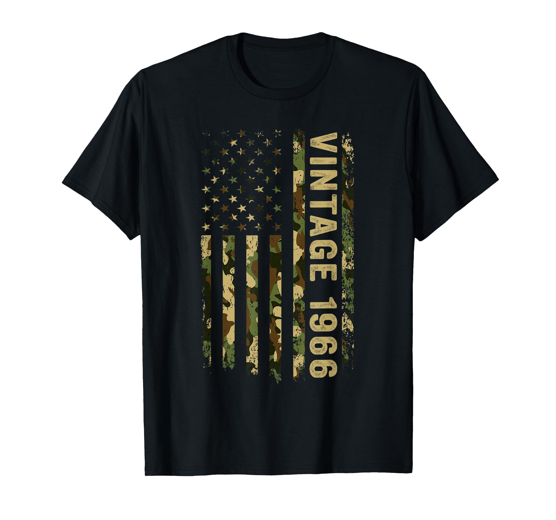 1966 60Th Birthday American Flag 60 Years T-Shirt - Unique Graphic Unisex - T-Shirt, Sweatshirt, Hoodie