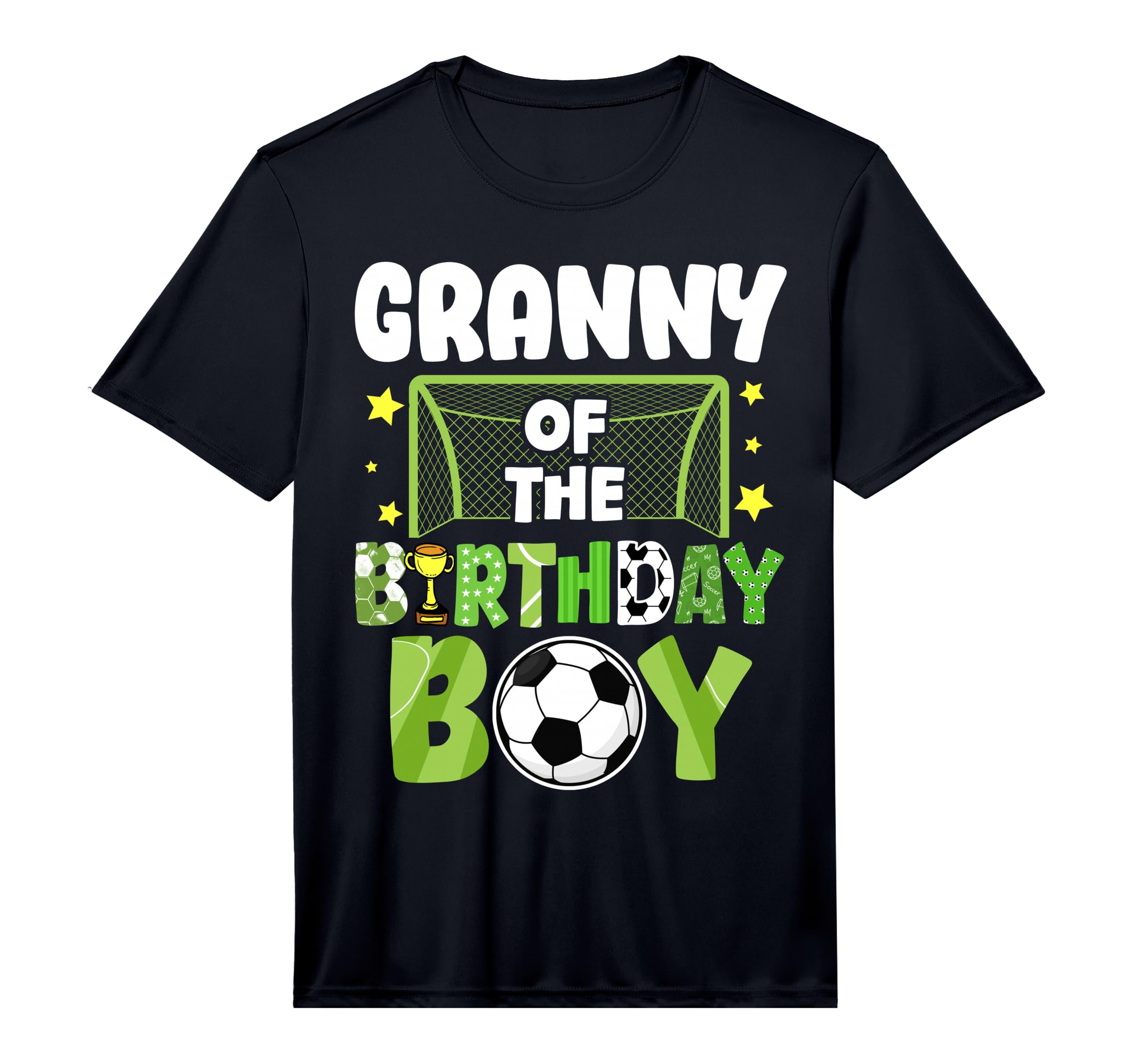 Mens Soccer Granny Birthday Party T-Shirt - Unique Graphic Men Women - T-Shirt, Sweatshirt, Hoodie
