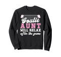 Funny Soccer Goalie Aunt Soccer Sweatshirt - Minimalist Print Men Women - T-Shirt, Sweatshirt, Hoodie