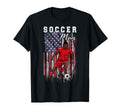 Usa Flag Soccer Player Proud Soccer Mom T-Shirt - Streetwear Style Unisex - T-Shirt, Sweatshirt, Hoodie
