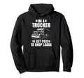 Trucker Road Lorry Big Rig Trucking Hoodie - Streetwear Style Unisex - T-Shirt, Sweatshirt, Hoodie