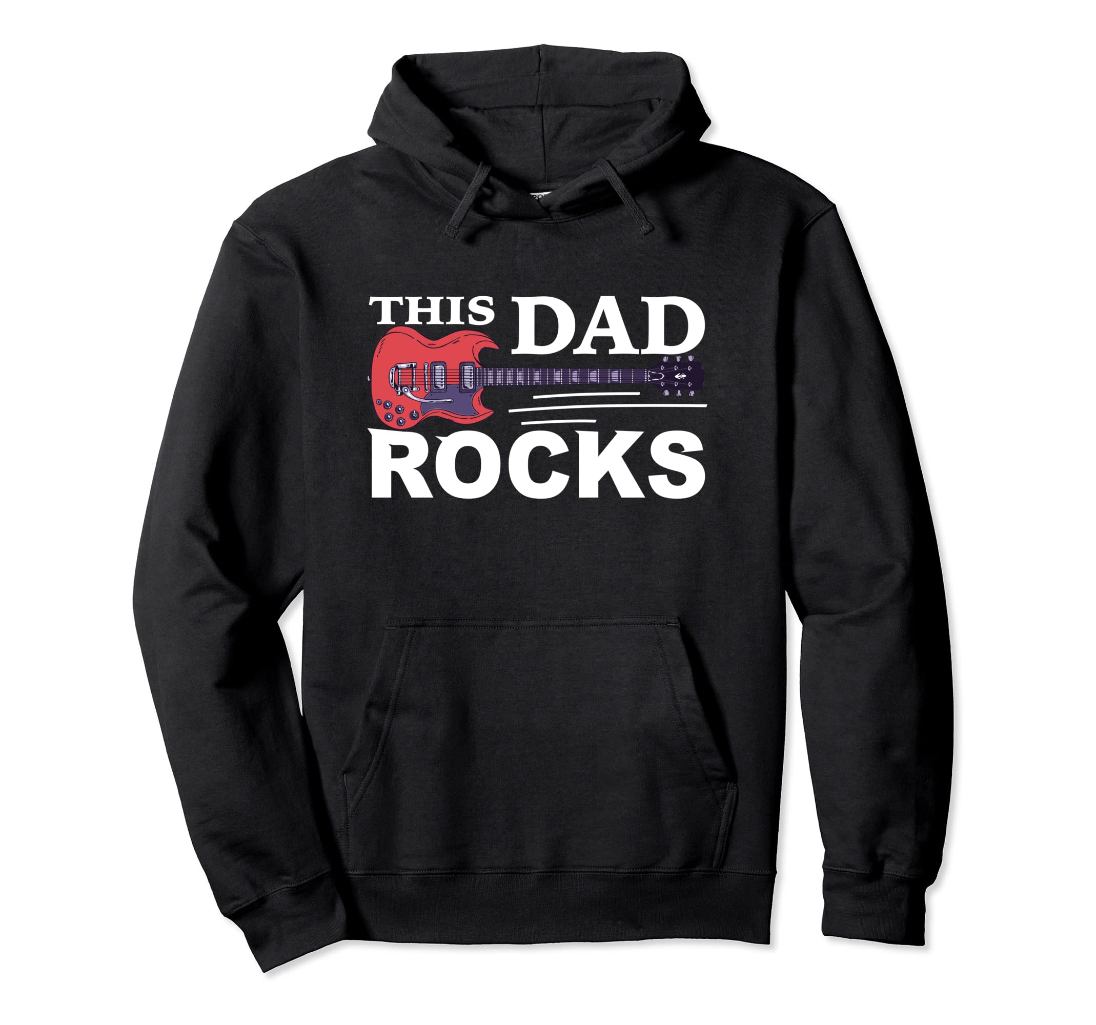 This Dad Rocks Guitar Old Rockers Hoodie - Aesthetic Graphic Unisex - T-Shirt, Sweatshirt, Hoodie