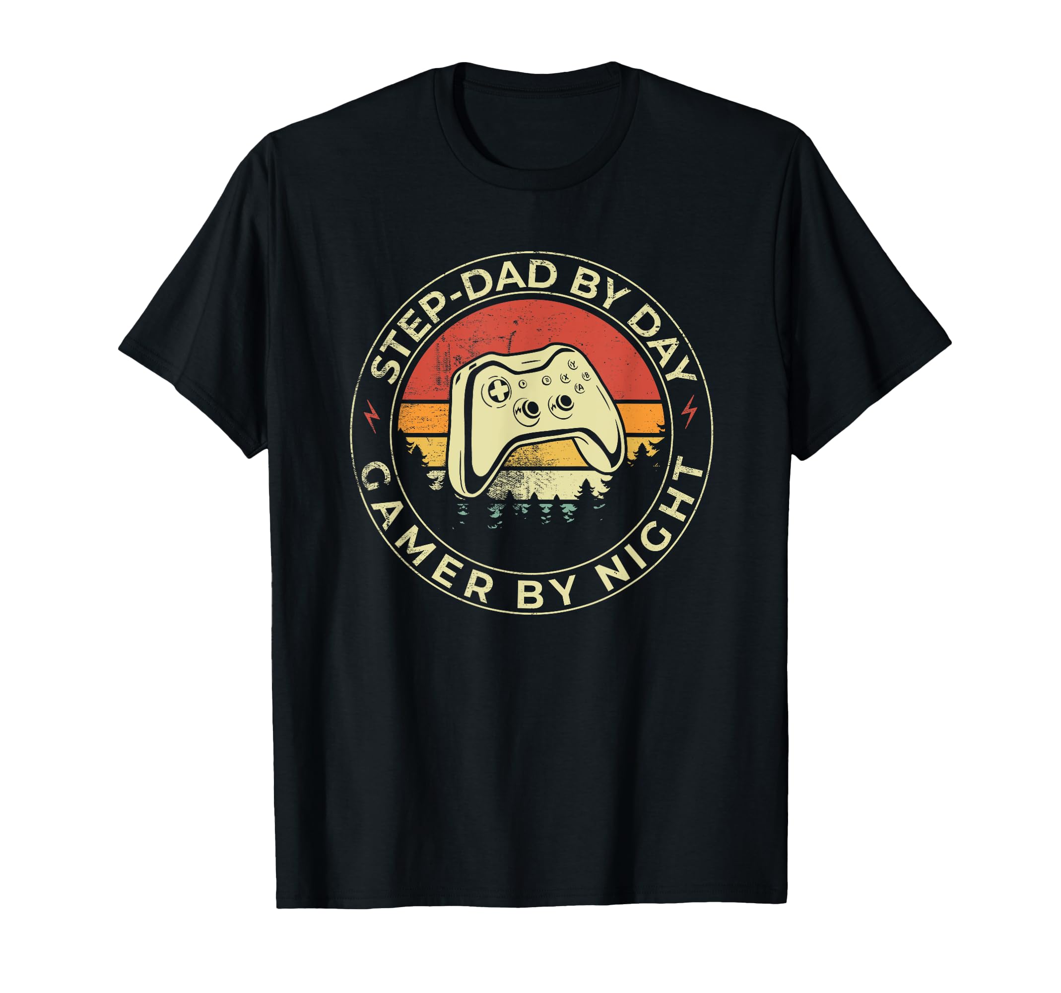 Step Dad Day Gamer Night Gaming Dad T-Shirt - Unique Graphic for Adults - T-Shirt, Sweatshirt, Hoodie