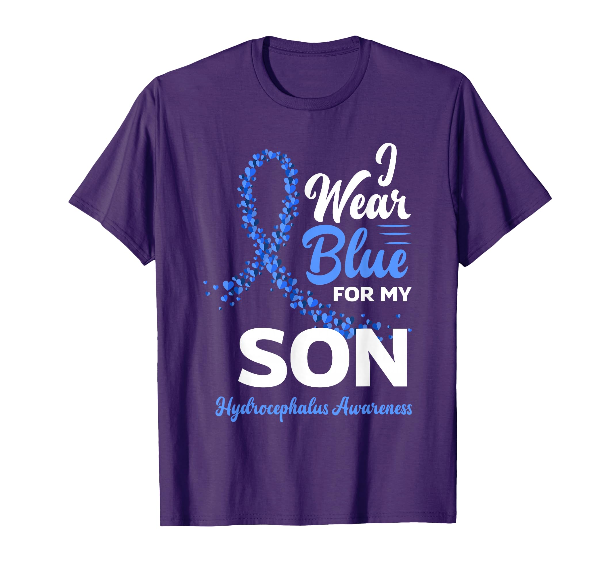 I Wear Blue My Son Mom Dad T-Shirt - Fun Novelty Design for Adults - T-Shirt, Sweatshirt, Hoodie