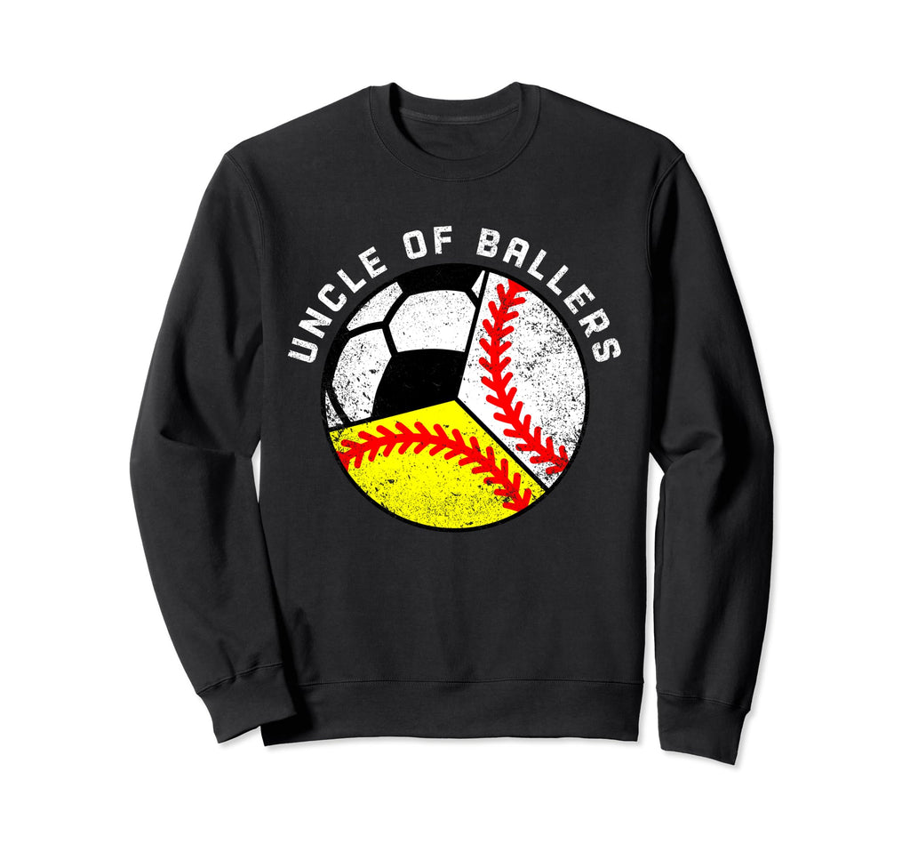 Uncle Ballers Funny Baseball Sweatshirt - Casual Everyday Wear for Adults - T-Shirt, Sweatshirt, Hoodie