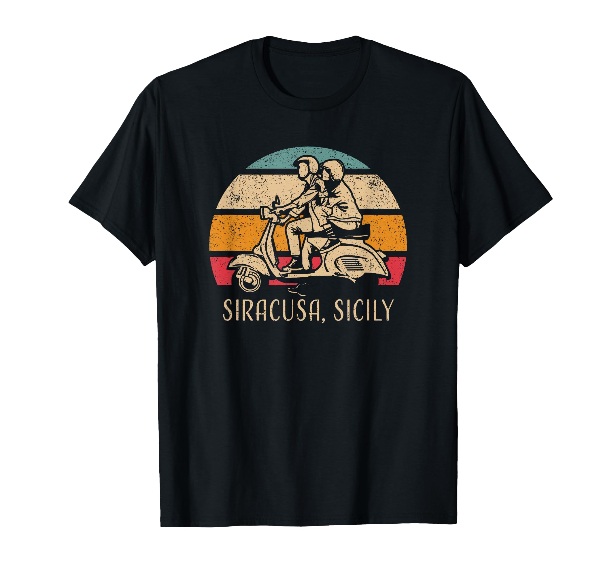 Siracusa Sicily Sicilia Scooter T-Shirt - Minimalist Print for Adults - T-Shirt, Sweatshirt, Hoodie