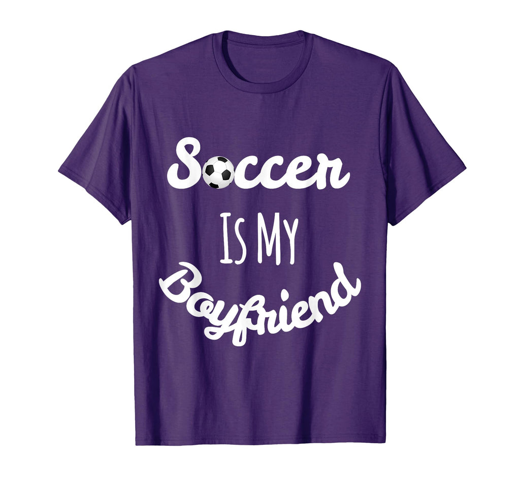 Soccer Lover Soccer Is My Boyfriend T-Shirt - Minimalist Print for Adults - T-Shirt, Sweatshirt, Hoodie