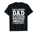 Dad Molly Personalized Name Funny T-Shirt - Streetwear Style Men Women - T-Shirt, Sweatshirt, Hoodie