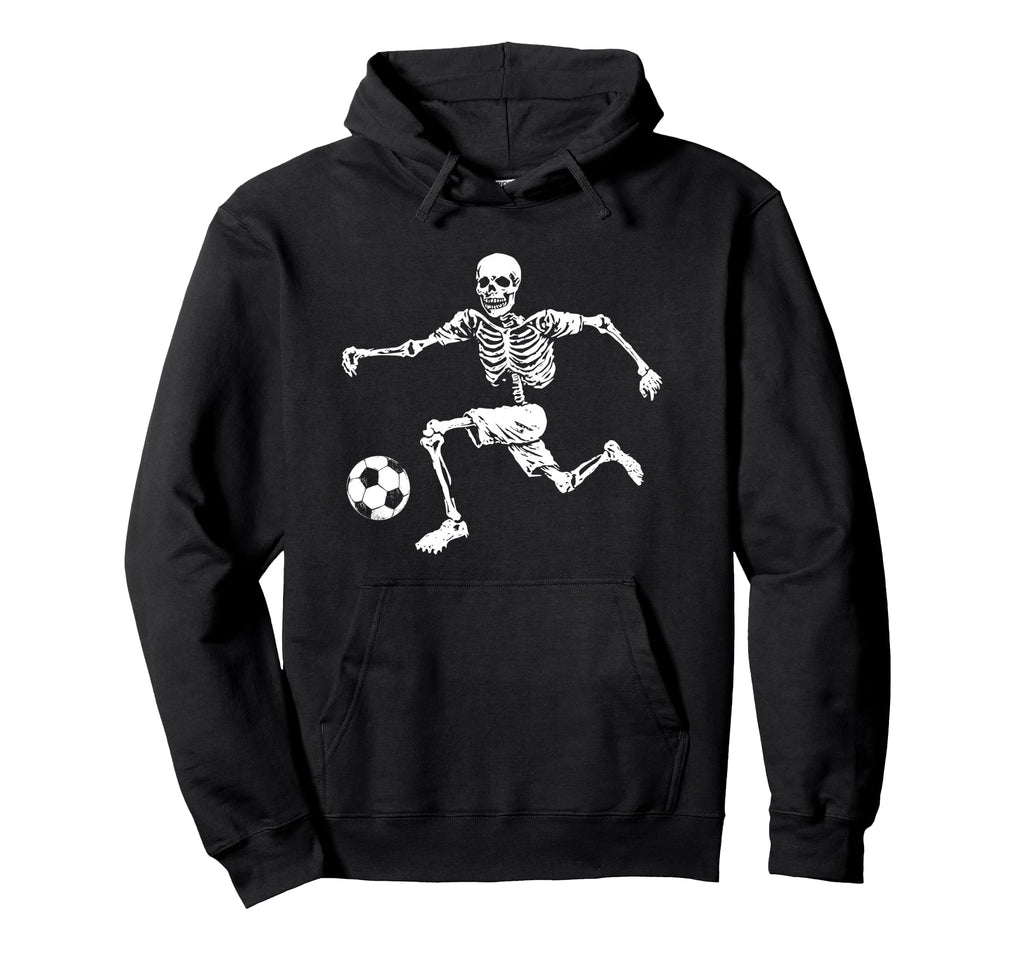 Funny Skeleton Soccer Ball Hoodie - Trendy Graphic Men Women - T-Shirt, Sweatshirt, Hoodie
