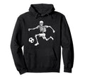 Funny Skeleton Soccer Ball Hoodie - Trendy Graphic Men Women - T-Shirt, Sweatshirt, Hoodie