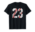 Worn Baseball Mom 23 Jersey T-Shirt - Casual Everyday Wear Men Women - T-Shirt, Sweatshirt, Hoodie