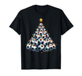 Santa Soccer Tree Football Soccer T-Shirt - Trendy Graphic Unisex - T-Shirt, Sweatshirt, Hoodie