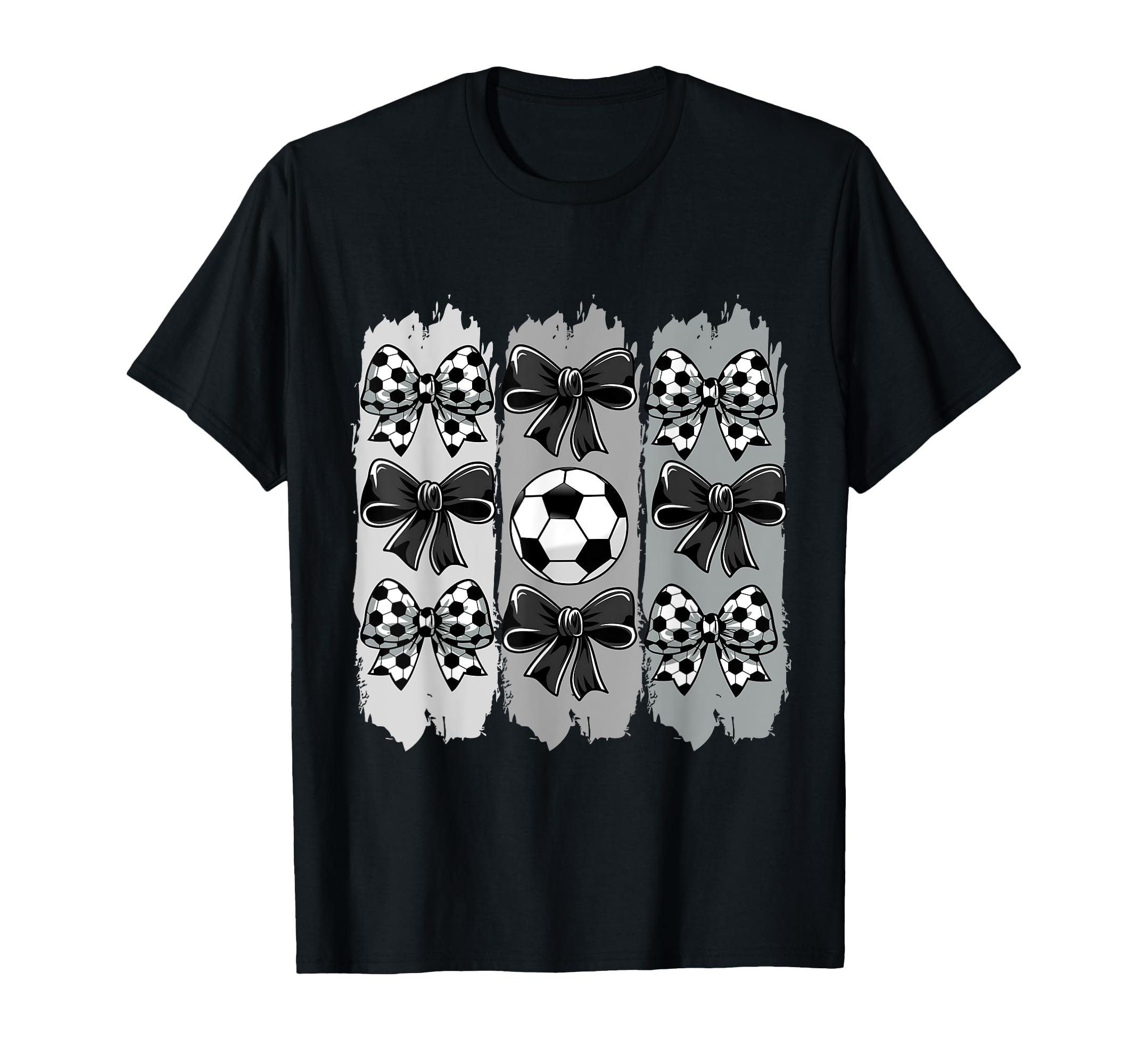 Soccer Coquette Bow Soccer Ball T-Shirt - Casual Everyday Wear Unisex - T-Shirt, Sweatshirt, Hoodie