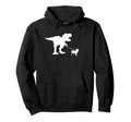 T Rex Walking Chihuahua Tyrannosaurs T Hoodie - Custom Art Print Men Women - T-Shirt, Sweatshirt, Hoodie