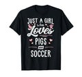 Just Who Loves Pigs And Soccer Gift T-Shirt - Streetwear Style for Adults - T-Shirt, Sweatshirt, Hoodie