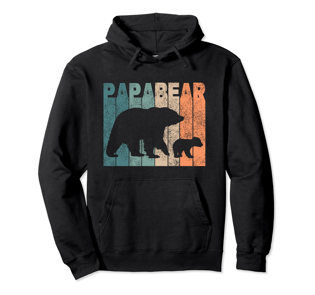 Papabear Fathers Day Best Dad Papa Hoodie - Casual Everyday Wear Men Women - T-Shirt, Sweatshirt, Hoodie