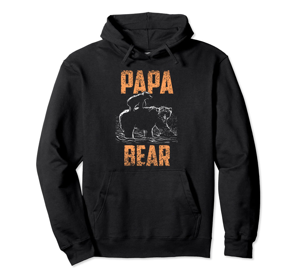 Papa Bear Animal Pun Lover Bears Hoodie - Fun Novelty Design for Adults - T-Shirt, Sweatshirt, Hoodie