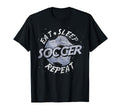 Funny Soccer Player Eat Sleep T-Shirt - Casual Everyday Wear for Adults - T-Shirt, Sweatshirt, Hoodie