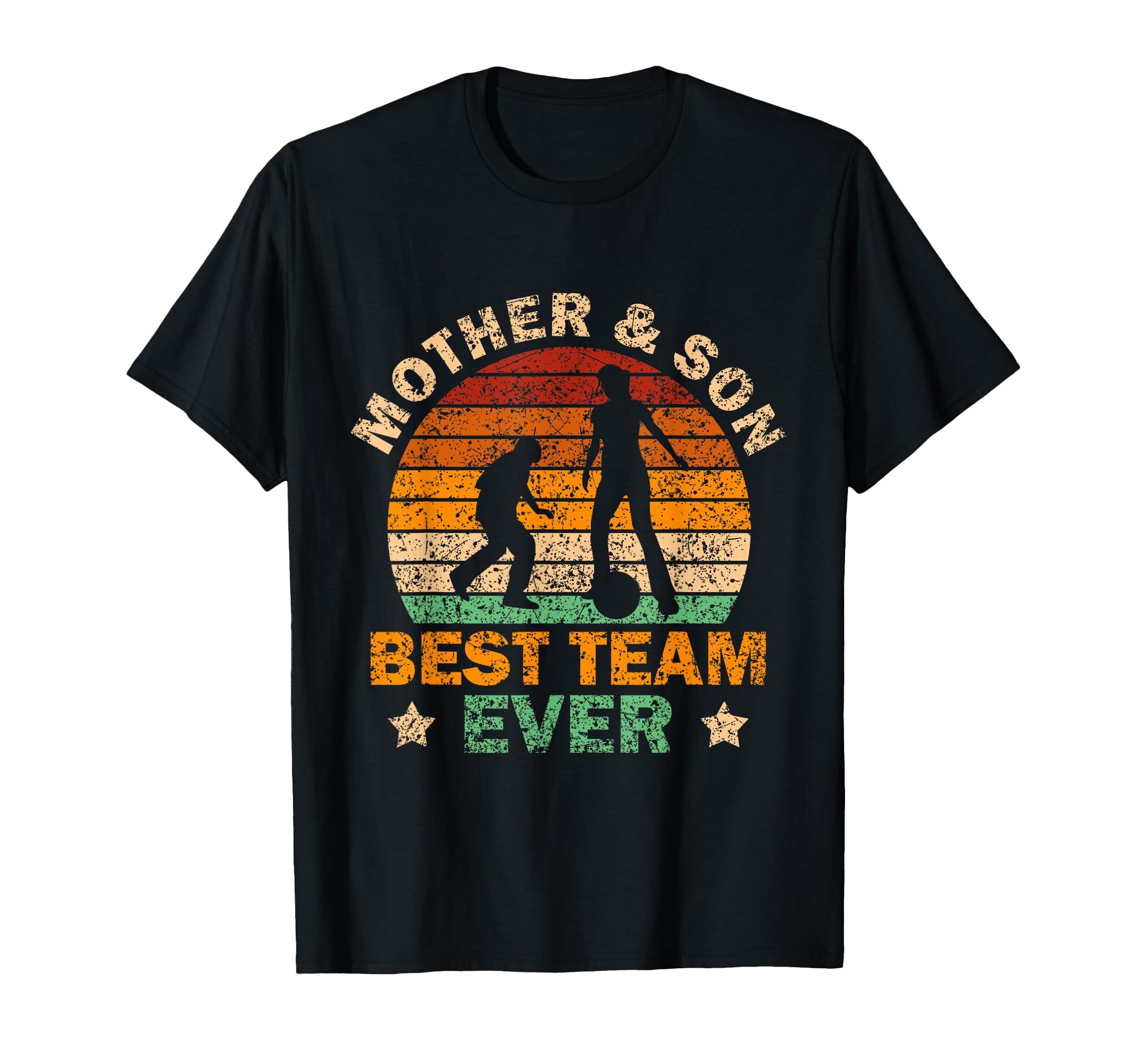 Mother Son Best Team Ever Sons T-Shirt - Custom Art Print for Adults - T-Shirt, Sweatshirt, Hoodie
