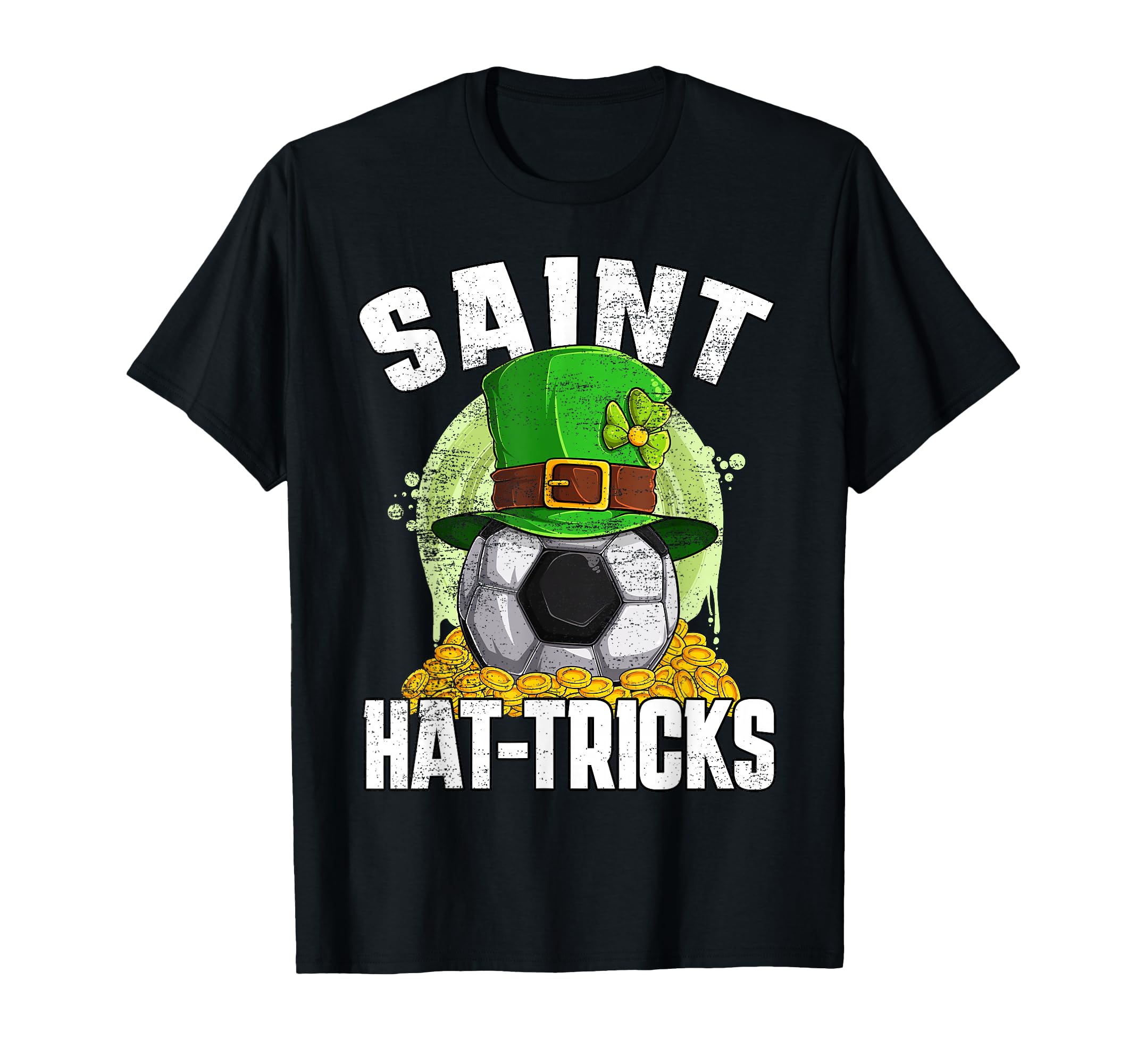 Soccer St Patricks Day Soccer Player T-Shirt - Trendy Graphic for Adults - T-Shirt, Sweatshirt, Hoodie
