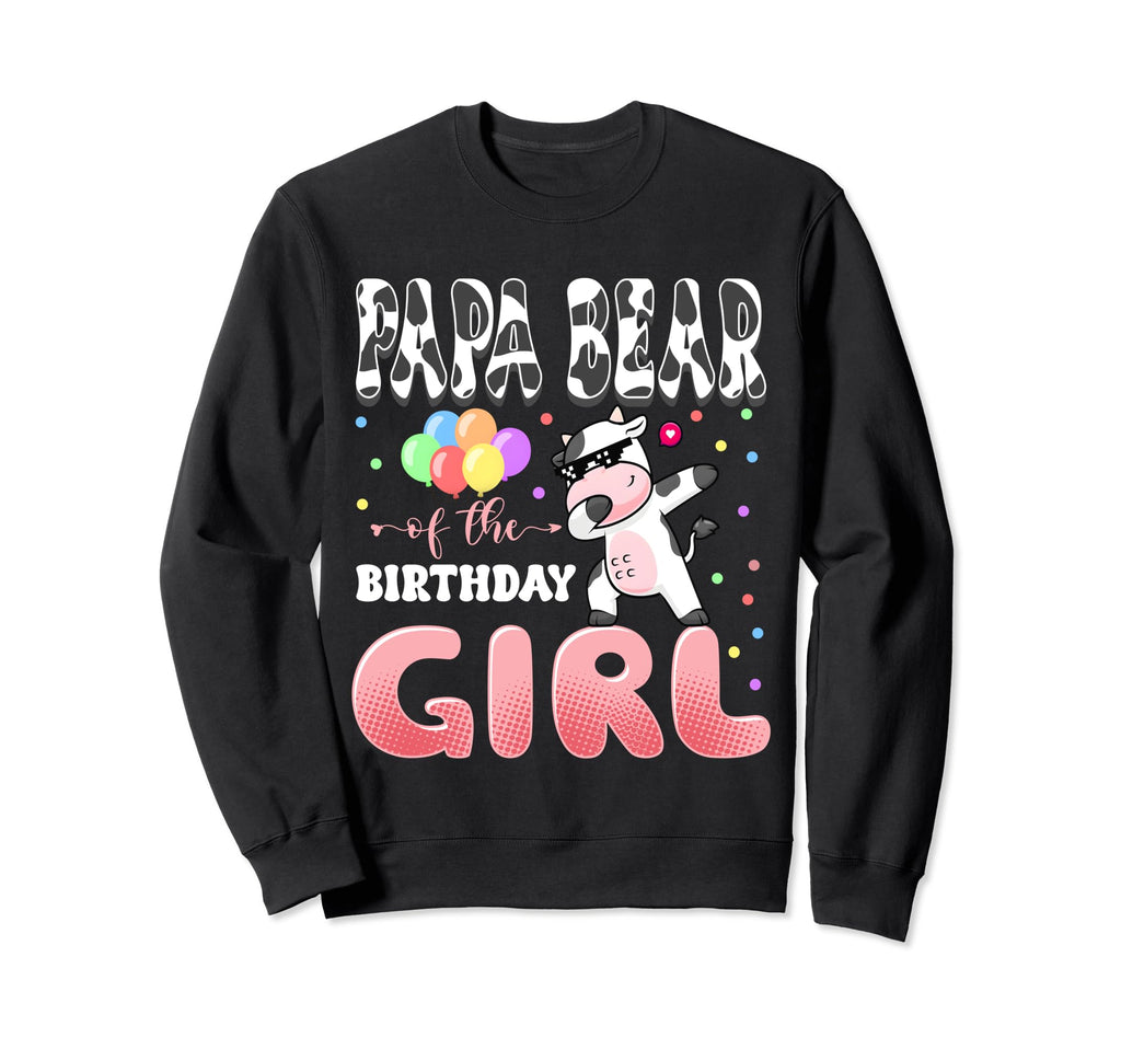 Funny Papa Bear Birthday Sweatshirt - Unique Graphic Men Women - T-Shirt, Sweatshirt, Hoodie