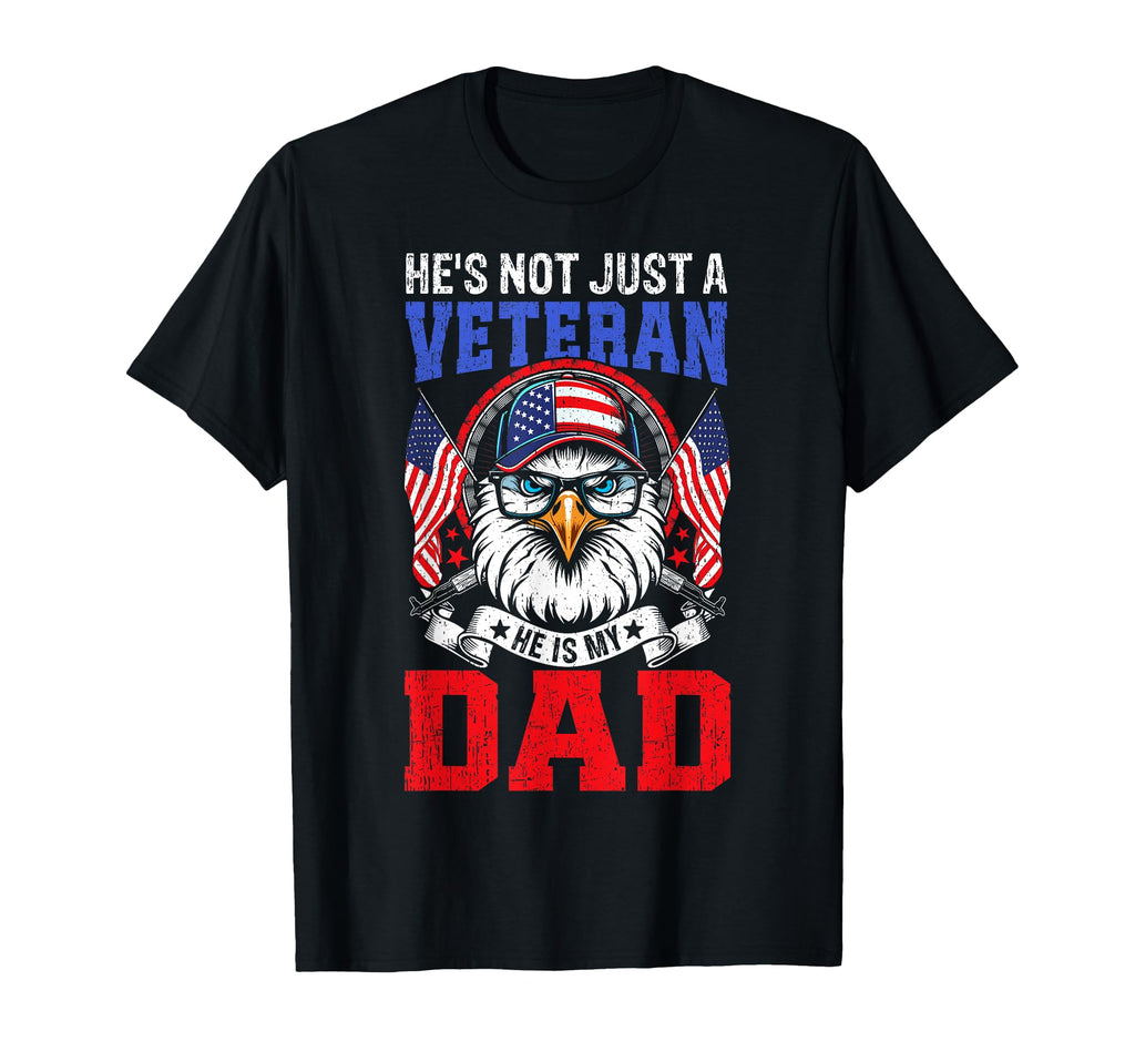 Patriotic Veteran Dad Fathers Day T-Shirt - Streetwear Style Unisex - T-Shirt, Sweatshirt, Hoodie