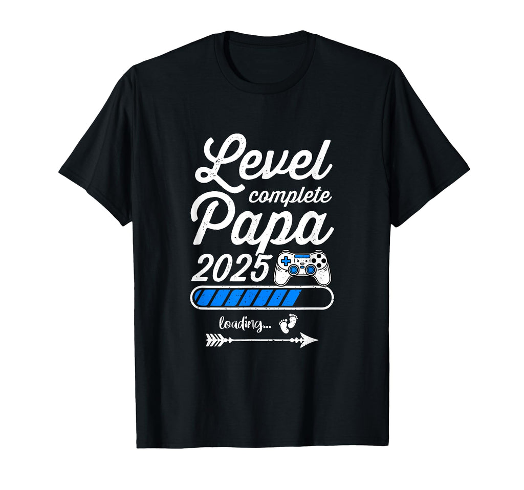Gamer Dad Level Complete 2025 Pregnancy T-Shirt - Graphic Print Unisex - T-Shirt, Sweatshirt, Hoodie