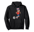 Uncle Sam Soccer American Usa Sports 4Th Hoodie - Aesthetic Graphic Unisex - T-Shirt, Sweatshirt, Hoodie