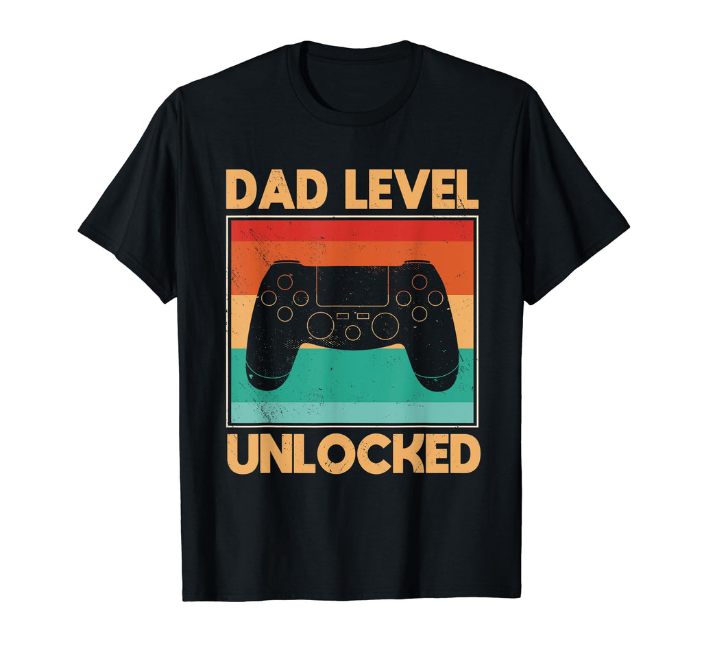 Dad Level Unlocked Dad Gamer Fathers T-Shirt - Novelty Apparel Men Women - T-Shirt, Sweatshirt, Hoodie