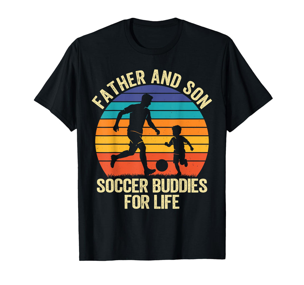 Father And Son Soccer Partners Life T-Shirt - Custom Art Print for Adults - T-Shirt, Sweatshirt, Hoodie