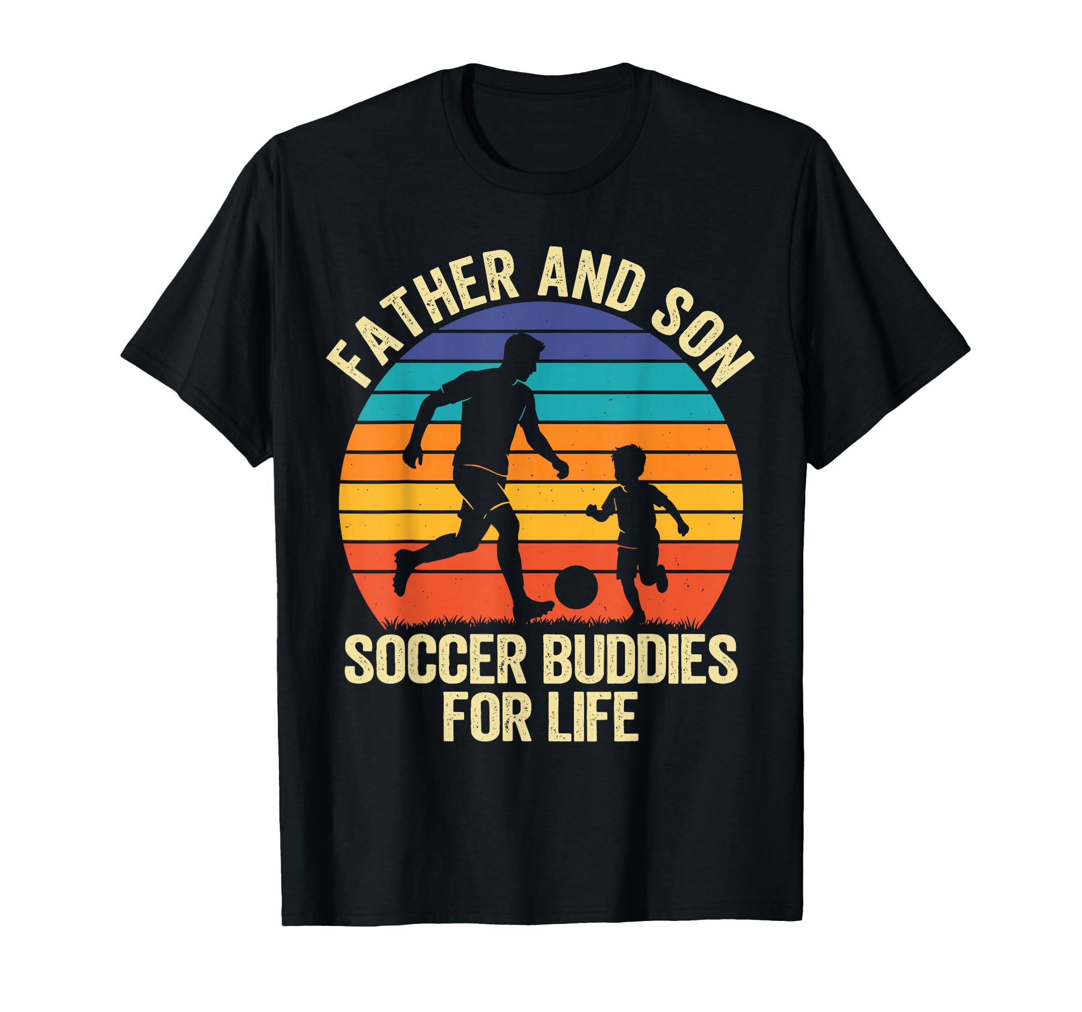 Father And Son Soccer Partners Life T-Shirt - Custom Art Print for Adults - T-Shirt, Sweatshirt, Hoodie