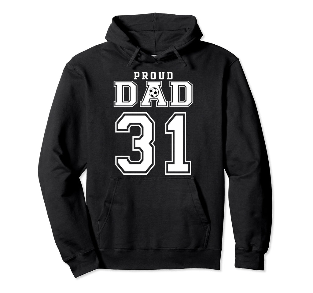 Number 31 Custom Proud Soccer Futbol Hoodie - Aesthetic Graphic for Adults - T-Shirt, Sweatshirt, Hoodie
