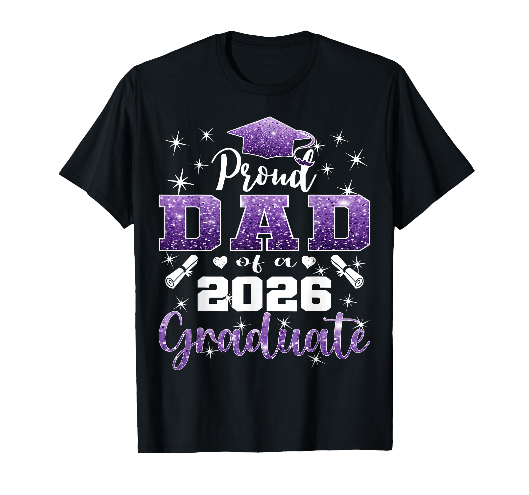 Super Proud Dad 2026 Graduate Senior T-Shirt - Custom Art Print Unisex - T-Shirt, Sweatshirt, Hoodie