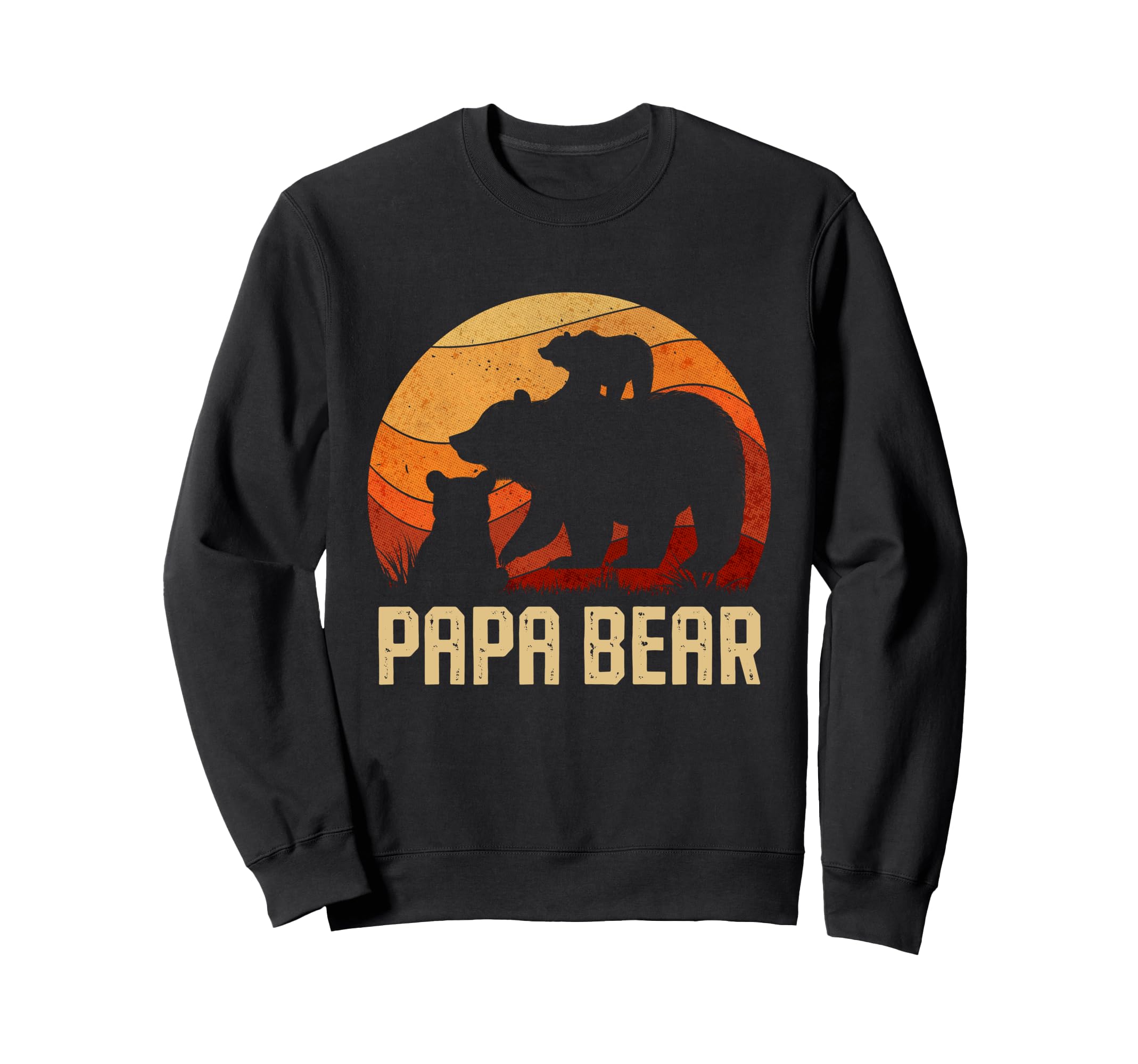 Papa Bear Gifts Fathers Day Dad Sweatshirt - Custom Art Print Men Women - T-Shirt, Sweatshirt, Hoodie