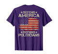 Usa Flag Defend America Defund T-Shirt - Casual Everyday Wear Unisex - T-Shirt, Sweatshirt, Hoodie